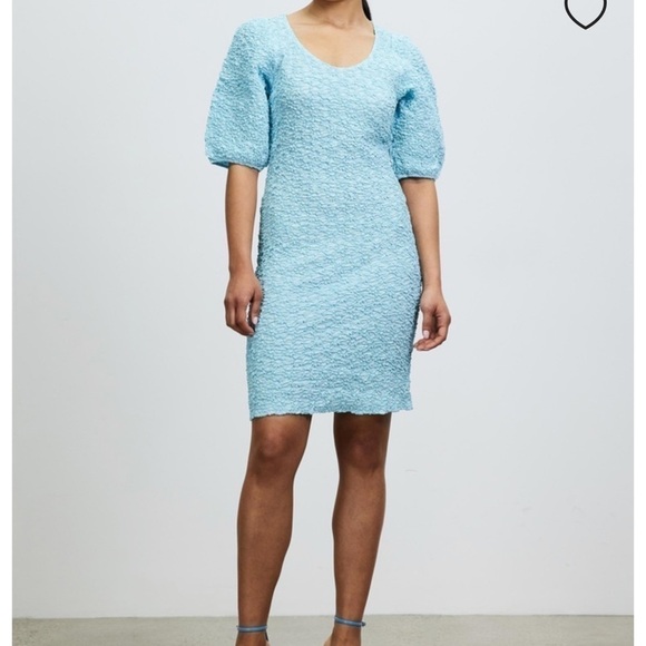 Samsøe Samsøe Sophia Dress Scrunchy Cotton Mini Dress xxs - Picture 1 of 9